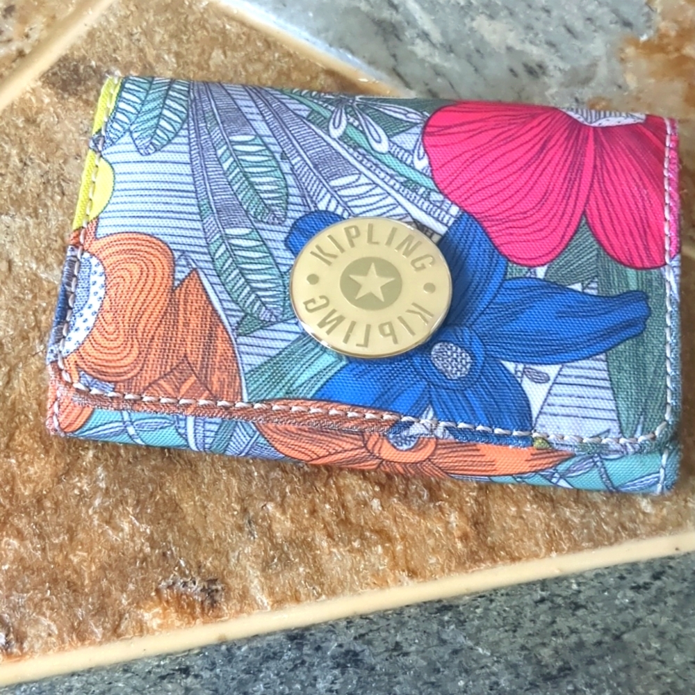 Kipling Nylon Multicolor Small Wallet - image 1